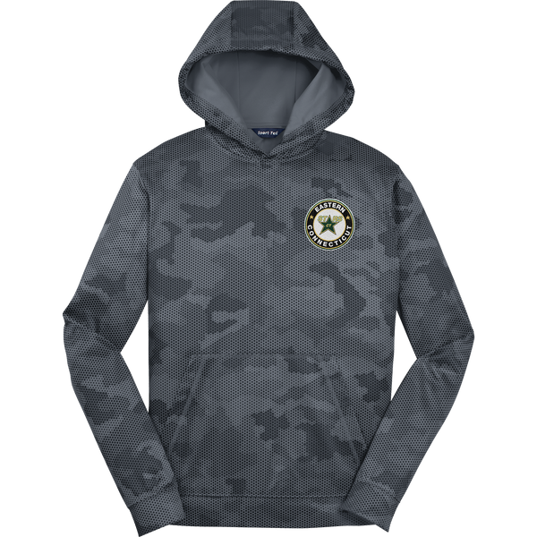 CT ECHO Stars Youth Sport-Wick CamoHex Fleece Hooded Pullover