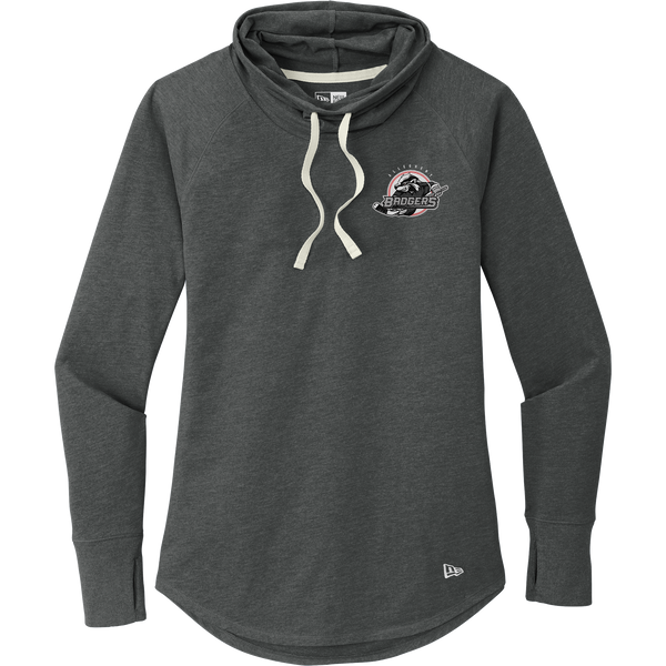 Allegheny Badgers New Era Ladies Sueded Cotton Blend Cowl Tee