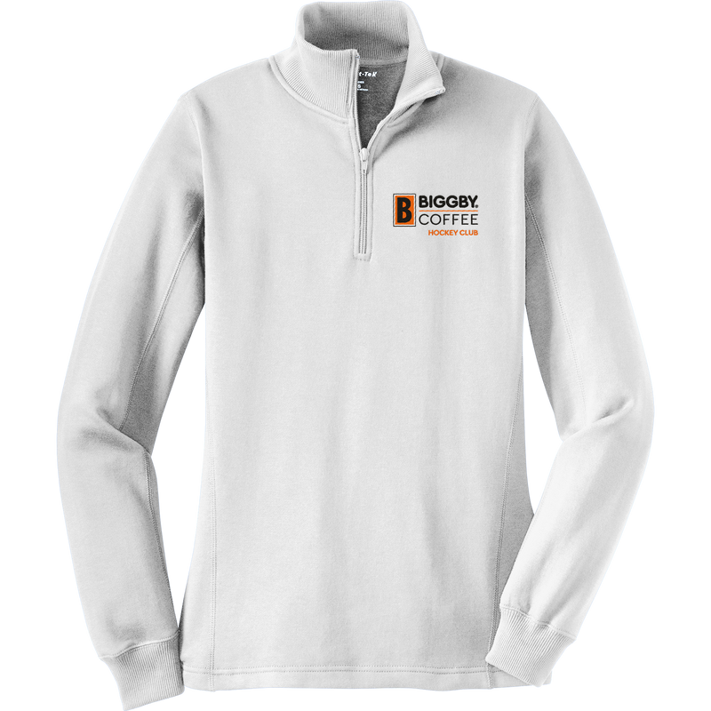 Biggby Coffee Hockey Club Ladies 1/4-Zip Sweatshirt